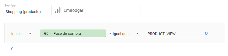 filtro data studio funnel compra analytics ecommerce mejorado